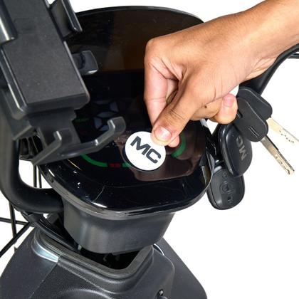 Chave cartão no painel